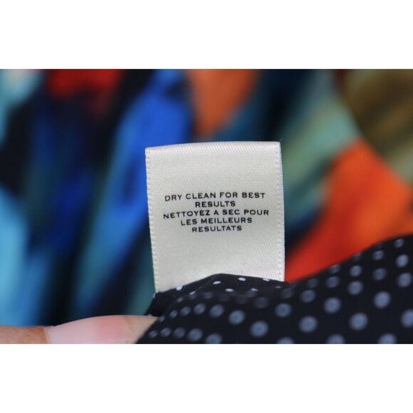 Moulinette Soeurs-Anthropologie Strapless Silk Blend Watercolor Dress-Size 4 - Picture 9 of 14